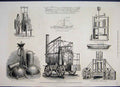 Original Old Antique Print 1876 Historical Scientific Apparatus South Kensington