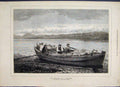 Original Old Antique Print 1873 The Ferry Boat J Richardson Dudley Painting 19th