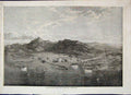 Original Old Antique Print 1854 Sebastopol From Sea Drawing Crimean War 19th