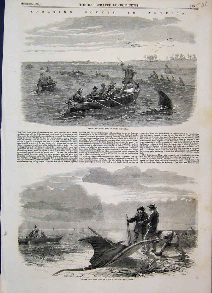 Original Old Antique Print 1871 Kursaal Terrace Hombourg-Es-Monts 19th