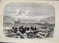 Original Old Antique Print 1865 Atlantic Telephone Cable Caroline Ship Sketch