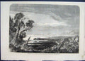 Original Old Antique Print 1863 Madagascar River Embouchure West Coast 19th