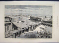 Original Old Antique Print 1876 Royal Visit India Taj Mahal Fort Agra Victorian