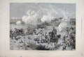 Old Antique Print 1882 Egypt War Kassassin Mountainbattery Horse Sketch 19th