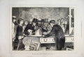 Original Old Antique Print 1871 Book Fate Royal Academy Arts People Sketch 19th