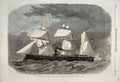 Old Antique Print 1864 Iron Clad Fleet Majesty Sloop War Enterprise Art 19th