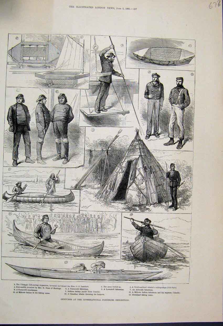 Original Old Antique Print 1877 Rajah Ram School Kolapore India Children Horse