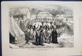 Old Antique Print 1876 Lietenant Cameron Africa Dance Pagazi Kiwakasongo 19th