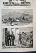 Old Antique Print 1886 Firies Kerry Moolighters District Redvers Ireland 19th
