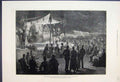 Original Old Antique Print 1879 Afghan War Lyric Theatre Camp Jellalabad Sketch