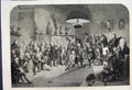 Original Old Antique Print 1861 Portraits Royal Academicians Fine Art Victorian