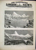 Original Old Antique Print 1888 War Sikkim Thibet Jalapla Pass Chola Himalayas