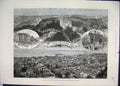 Original Old Antique Print 1886 Arcachon Winter Seaside Resort West France 19th