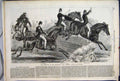 Original Old Antique Print 1868 Horse Show Hunters Agricultural Show Islington