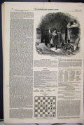 Original Old Antique Print 1850 Bobbing Beer London Porter Men Working Victorian