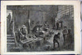 Original Old Antique Print 1866 Sheffield Steel Manufactures Hull Fork Grinders