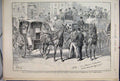 Original Old Antique Print 1888 Ellimans Embrocation Horse Carriage Men 19th