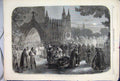 Original Old Antique Print 1865 Scene King John Drury Lane Theatre Art Victorian