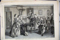 Original Old Antique Print 1866 Music Tuning Up Singing Women 19th