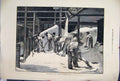 Original Old Antique Print 1873 Sugar Making Counterslip Refinery Bristol Men
