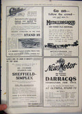 Original Old Antique Print 1911 Cars Cadillac Metallurgique Darracqs Engine