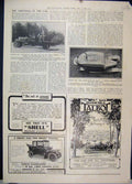 Original Old Antique Print 1911 Motor Car Invincible Talbot Cabrio Landaulette