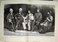 Original Old Antique Print 1879 Major Cavagnari Yakoob Khan Gundmark Fine Art