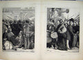 Original Old Antique Print 1871 German Occupation Amiens Siers Music Children