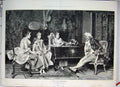 Original Old Antique Print 1892 Tales My Grandfather Painting Cecchi Victorian
