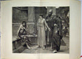 Original Old Antique Print 1884 Students Royal Academy Schools St Peter Loudan