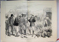 Original Old Antique Print 1879 General Samuel Browne Entering Fort Ali Musjid