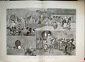 Original Old Antique Print 1888 Maghzen At Mequinez Sultan Morocco Court 19th