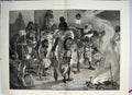 Old Antique Print 1883 Soudan War Dervish Preaching Holy War Arab Chiefs 19th