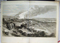 Original Old Antique Print 1870 View Creuzot Colliery Ironworks Burgundy France