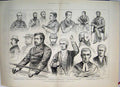 Original Old Antique Print 1883 Phoenix Park Murder Joseph Brady Sentence Death