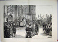 Original Old Antique Print 1883 Luther Celebration Germany Wittenberg Victorian