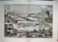Original Old Antique Print 1886 Views Norwich Royal Agricultural Society Show