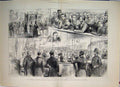 Original Old Antique Print 1883 Prisoners Conspiracy Murder Officials Dublin