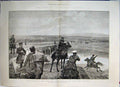 Original Old Antique Print View Pul-I-Khisti Bridge Brick Ak-Tapa 1885 Victorian