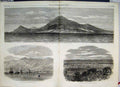 Original Old Antique Print Morant Bay Jamaica Scene Negro Insurrection 1865 19th