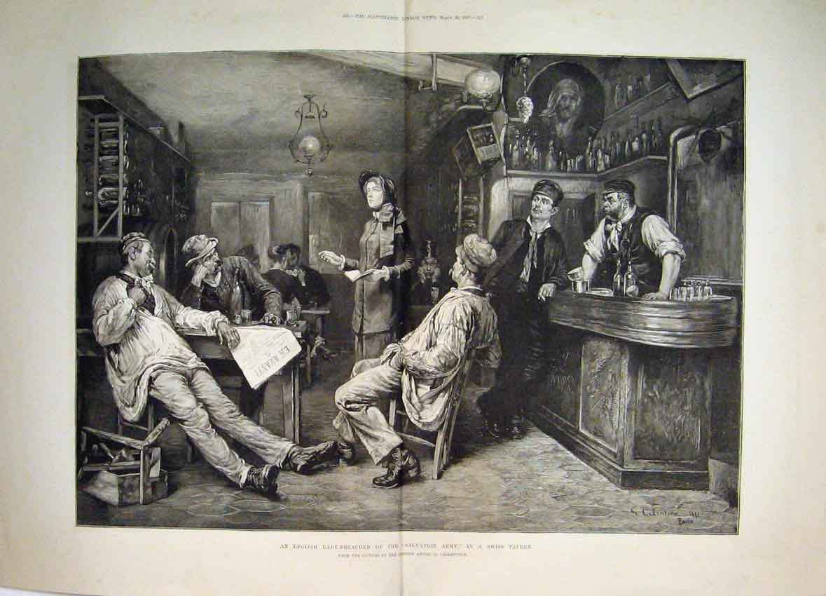 Old Antique Print Easter Volunteer Commanders Jervis Burt 1884 Portraits 19th