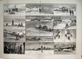 Old Antique Print 1882 Search Jeannette Arctic Expedition Siberia Sketch 19th