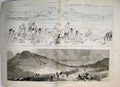 Original Old Antique Print Transvaal War 1881 General Colley Camp Prospect Hill