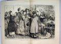 Original Old Antique Print 1880 General Election Deputation Woman Rights Sketch