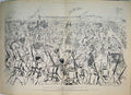 Old Antique Print 1884 War Soudan Battle El Teb Advance Enemy Fort Sketch 19th