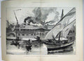 Old Antique Print Expedition Nile 1884 Embarkation British Troops Siout 19th