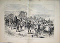 Original Old Antique Print 1881 Late War South Africa Sick Wounded Prisoners