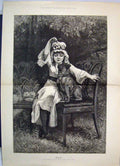 Old Antique Print War Transvaal 1881 Volunteers Crossing Val River Horse 19th
