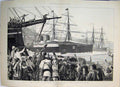 Old Antique Print 1882 War Egypt Orient Steam Ship Scots Guard Suez Canal 19th
