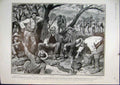Old Antique Print 1902 Notorious Boer Train Wrecker Jack Hinton Country 20th